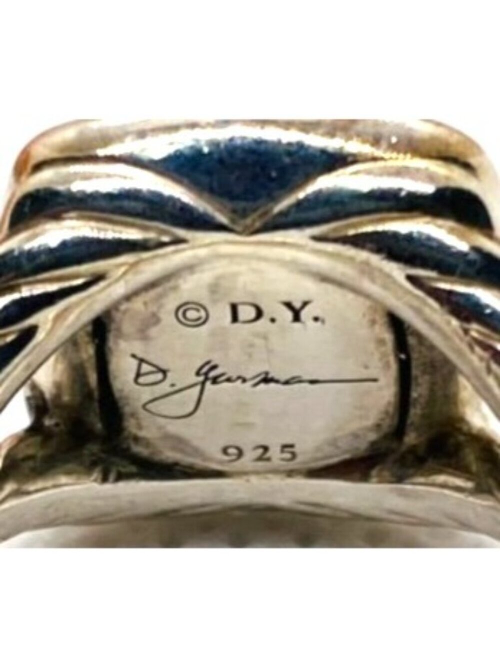 David Yurman Albion Pave Diamond Ring Size 6.25 14.5mm - Picture 3 of 12
